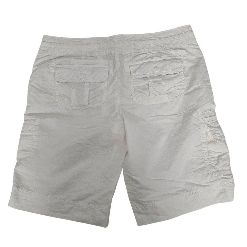 GAP Women's White 469532 Zippered Pockets Board Shorts Size 6 - Picture 3 of 12
